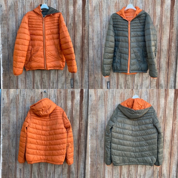 NWT Kenneth Cole The Reversible quilted jacket - Picture 1 of 16